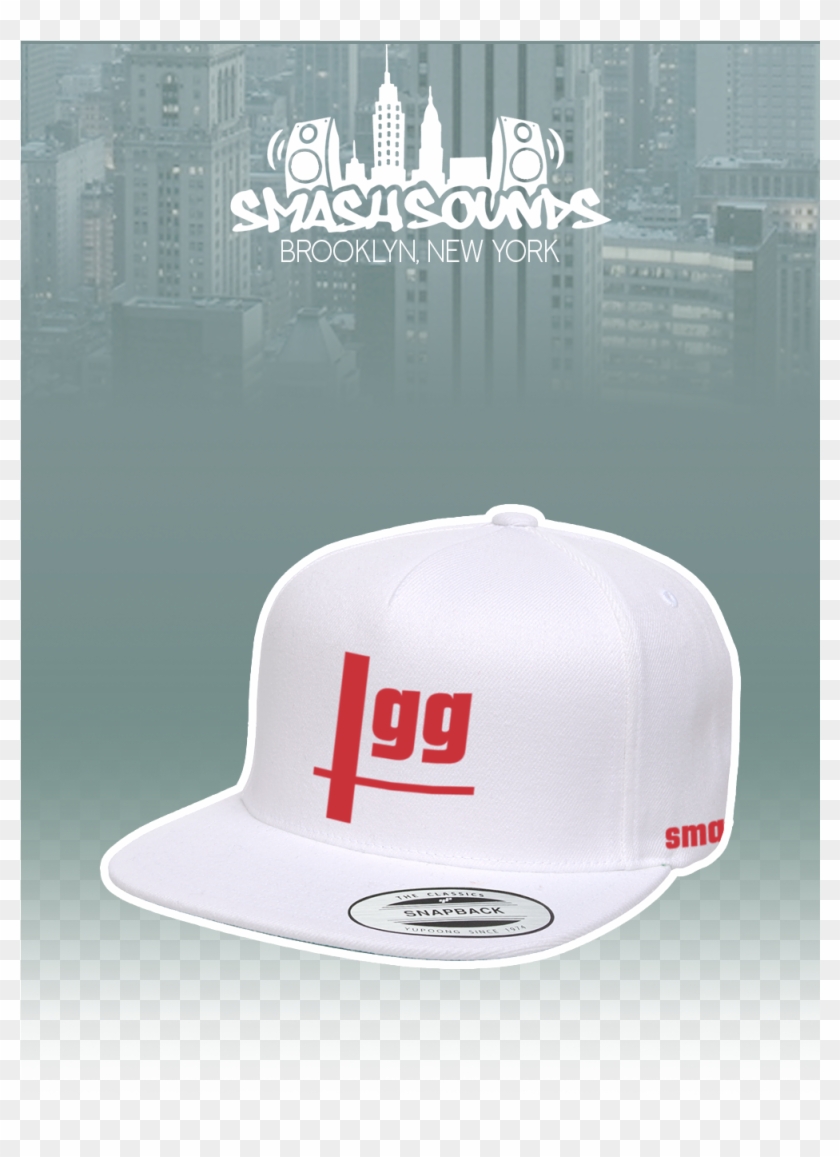 A White Hat With The Smash - Baseball Cap Clipart