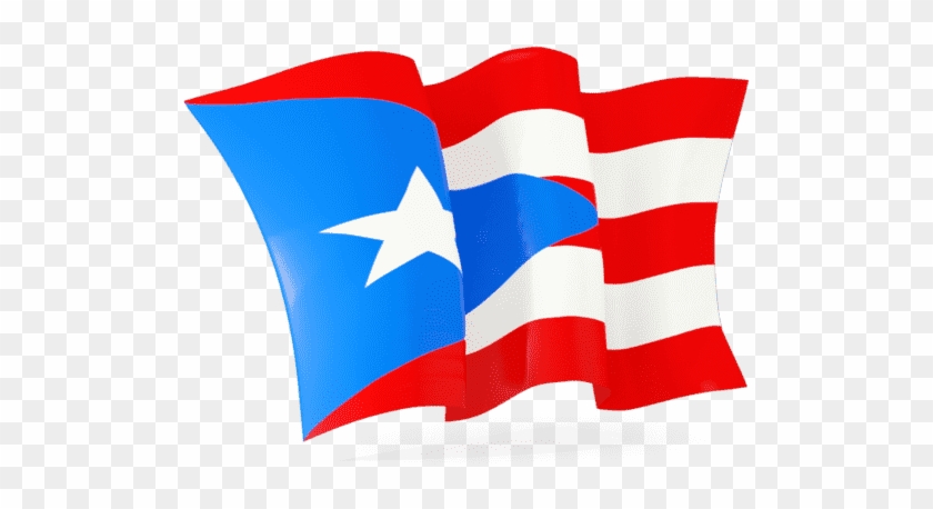 Puerto Rico Flag Download - Waving Puerto Rico Flag Clipart #2774595