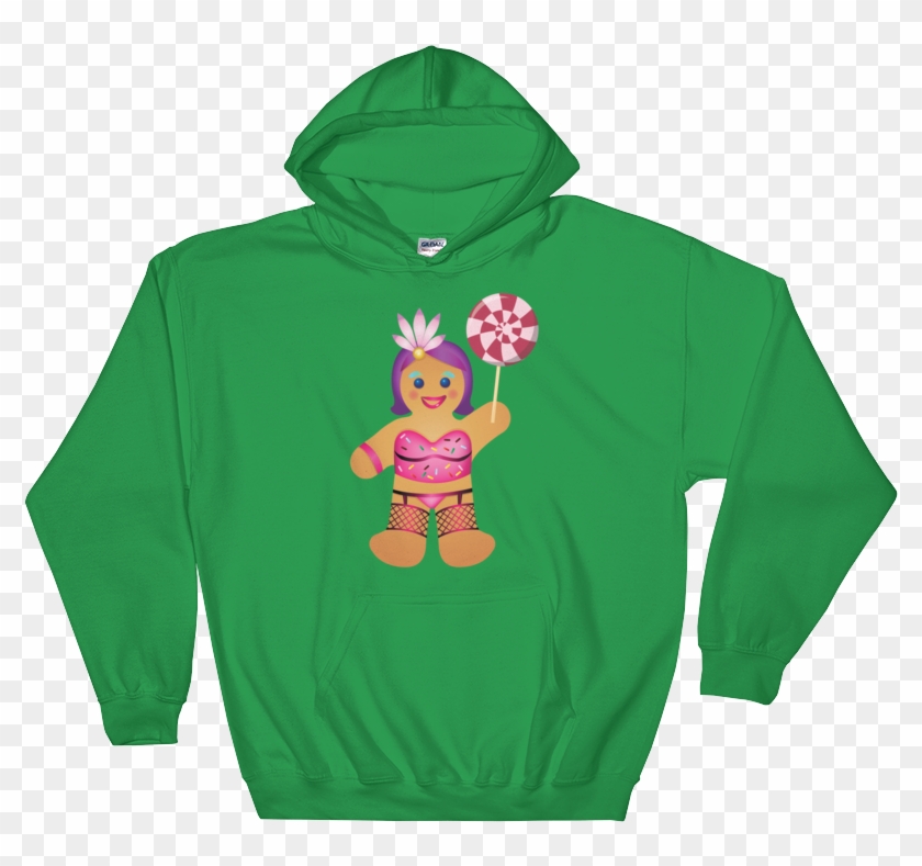 Gingerbread Drag Queen Hoodie Swish Embassy - Lenny Face Hoodie Clipart
