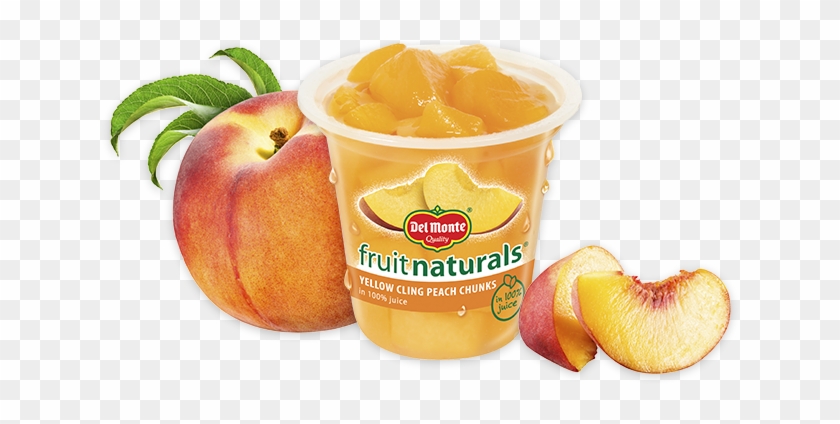 Fruit Naturals® Yellow Cling Peach Chunks - Del Monte Banana Chips Clipart #2775509