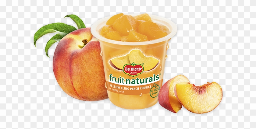 Fruit Naturals® Yellow Cling Peach Chunks - Del Monte Banana Chips Clipart #2775509