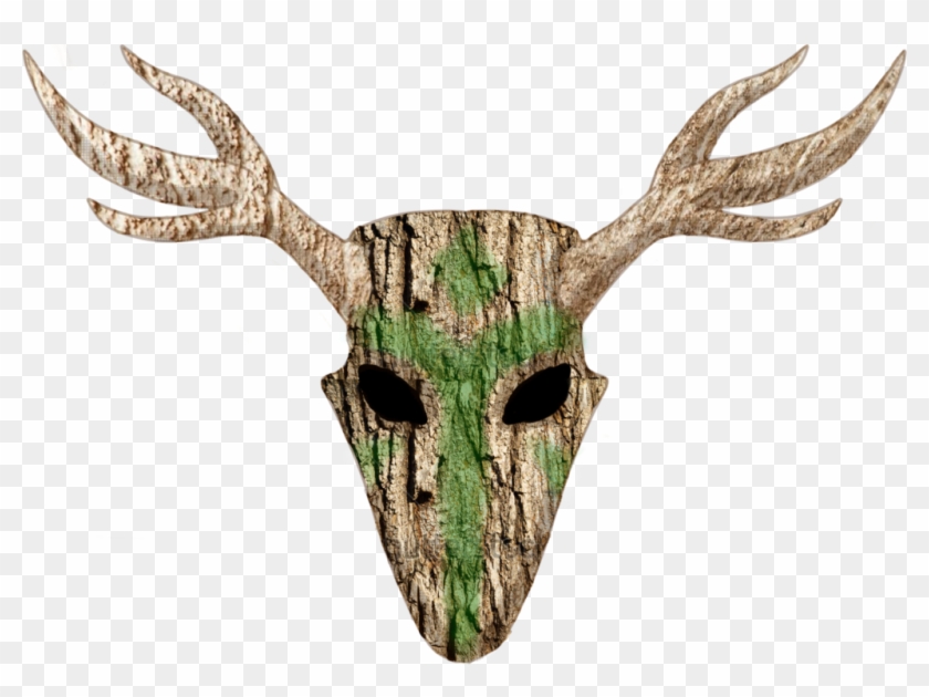 Deer Mask By - Reindeer Clipart