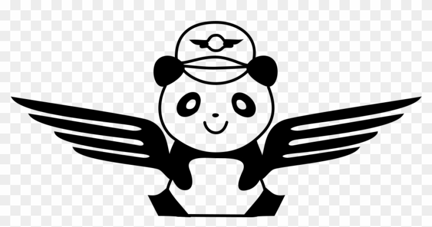 Panda Pilot Clipart #2775802