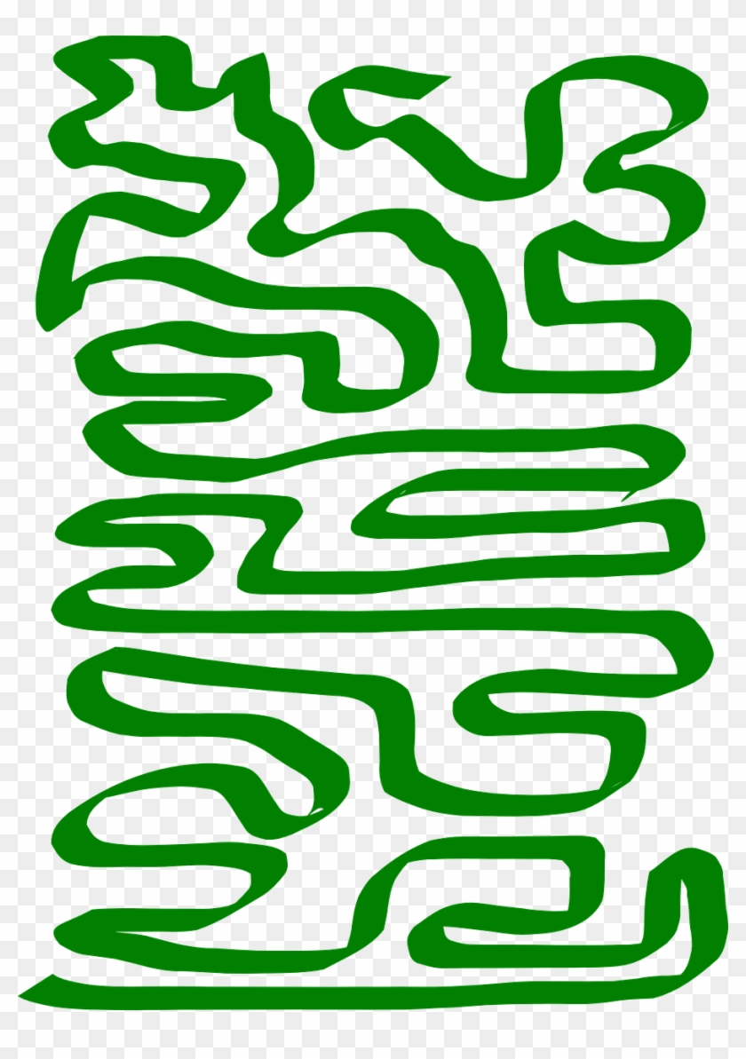 Maze Green Labyrinth - Maze Clip Art - Png Download #2776411