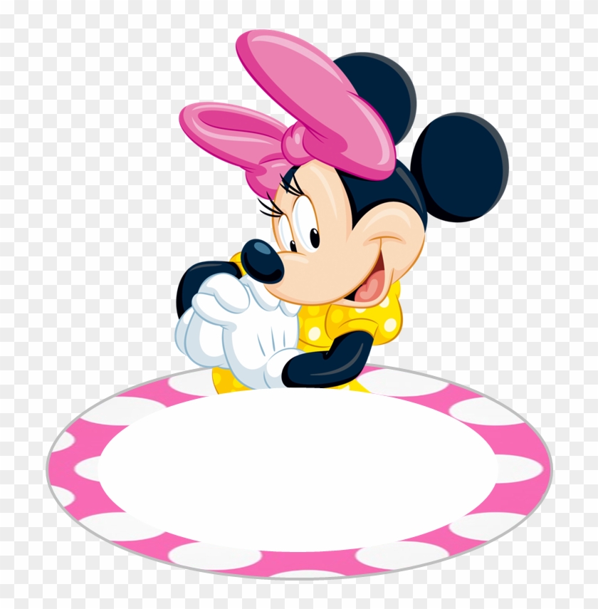 Minnie's Food Label Minnie Mouse Purse, Minnie Mouse - Minnie Mouse Yellow Dress Clipart