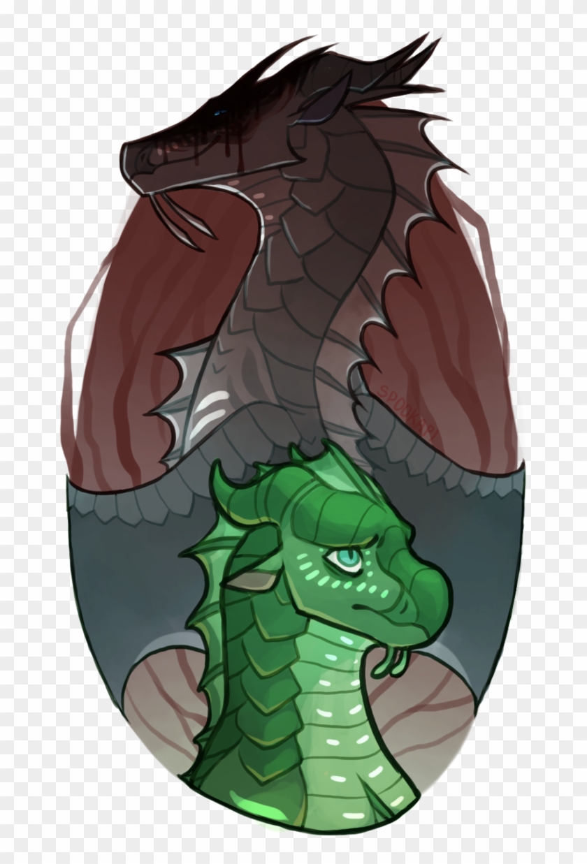 Fathom And Albatross Wings Of Fire Dragons, Fire Fans, - Fathom And Albatross Wings Of Fire Clipart
