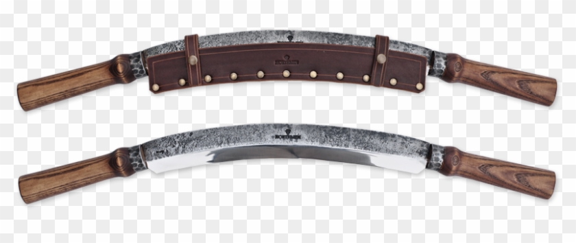 Log Peeling Drawknife Medium Detailed - Strap Clipart