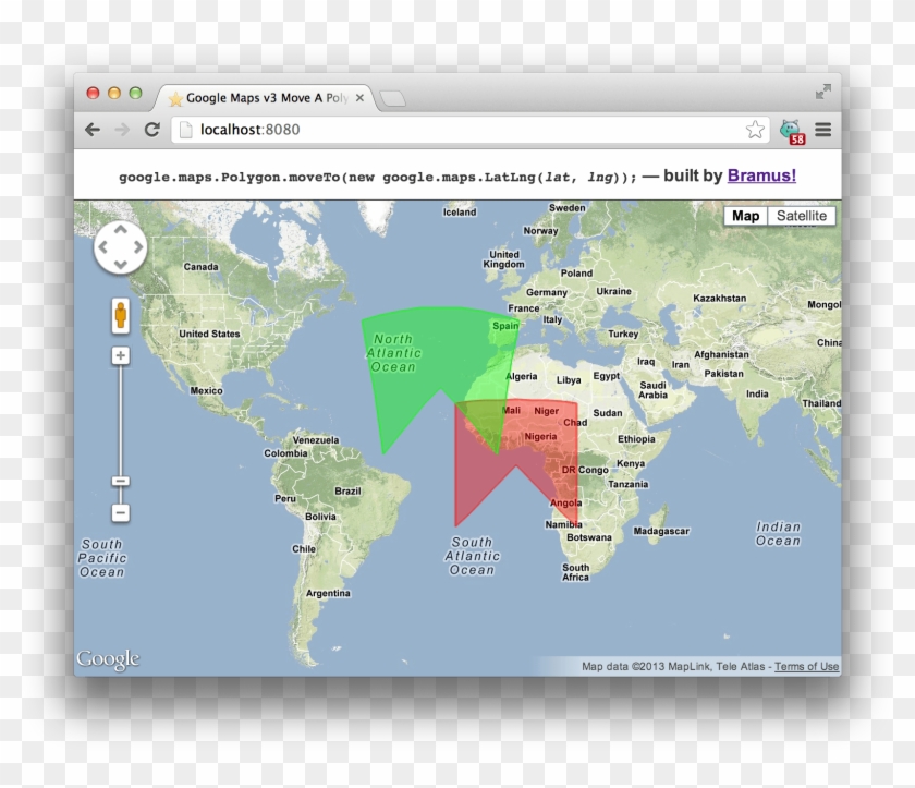 Google Maps Move Polygon - Google Earth Move Polygon Clipart