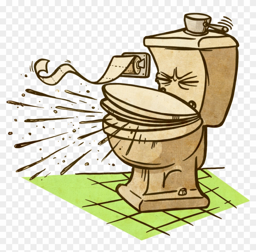 Dirty Floor Clipart Png - Dirty Toilet Clipart Transparent #2779177