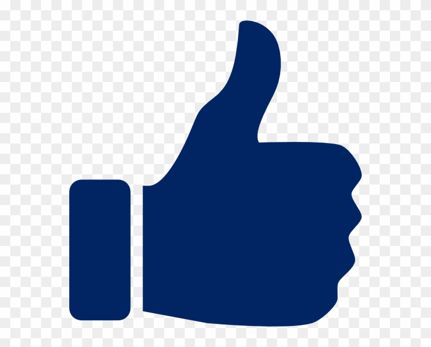 Blue Thumbs Up Icon Svg Clip Arts 570 X 597 Px - Thumbs Up Vector Gif - Png Download