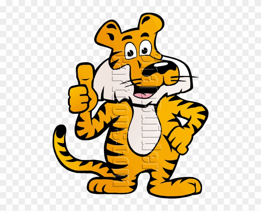Two Thumbs Up Clipart - Tiger With Thumbs Up - Png Download