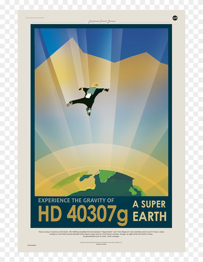 Base Jumping On Hd 40307g - Art Deco Nasa Posters Clipart #2779855