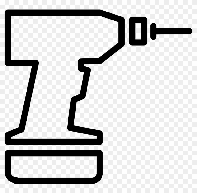 Png File Svg - Outline Of A Drill Clipart #2780241