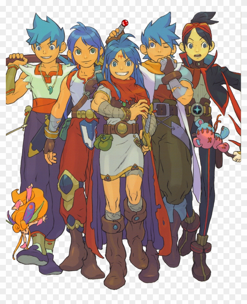 Ryu Of Each Game - Breath Of Fire Art Clipart