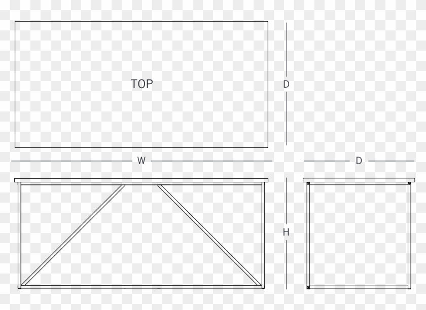 Geometric Workstation - Cabinetry Clipart #2780732