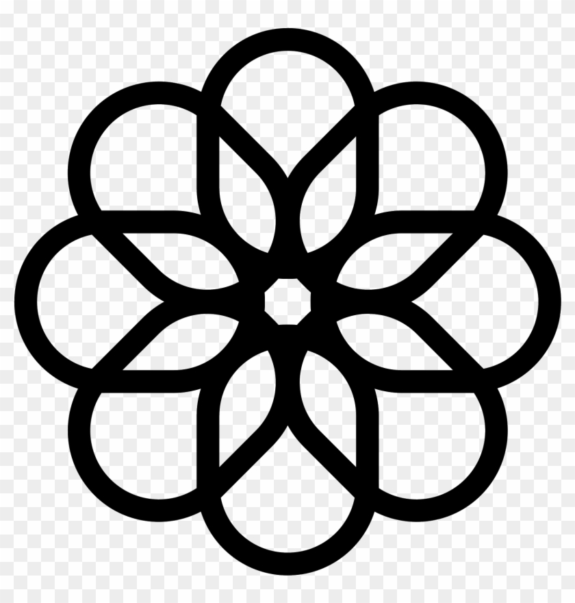 This Icon Is A Sunburst Shaped Flower Blossom - Flower Random Icon Clipart #2780775