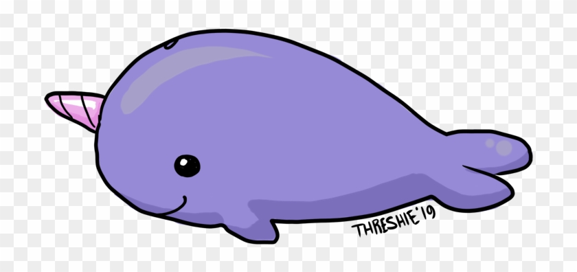 A Warmup Narwhal - Narwhal Clipart