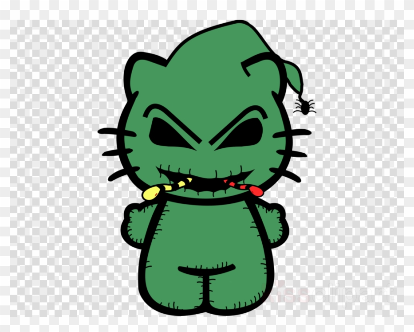 Download Fictional Character Clipart Hello Kitty Oogie - Nightmare Before Christmas Hello Kitty - Png Download #2781206