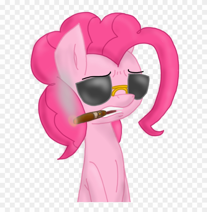 Efrejok, Cigar, Pinkie Pie, Safe, Smoking, Solo - Pinkie Pie Smoking Clipart