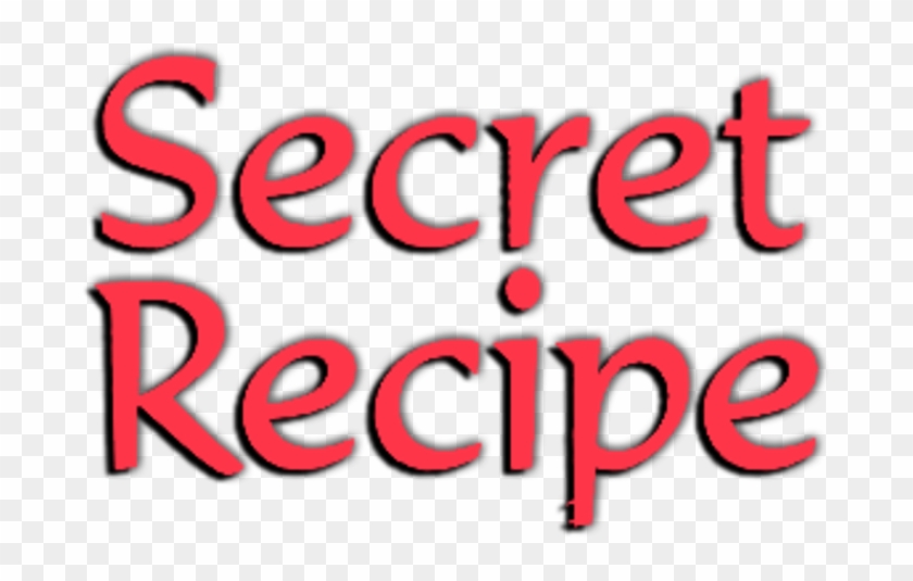 Secret Recipe Png - Graphic Design Clipart