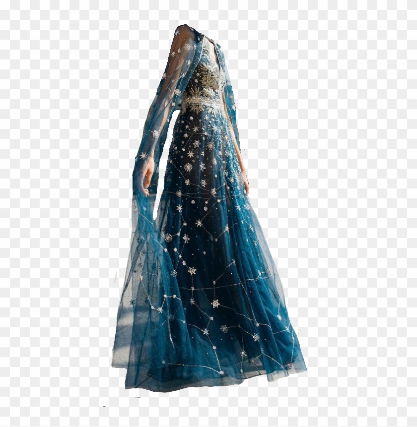 Dress Png, Aesthetic Clothes, Ravenclaw, Hijab Fashion, - Cucculelli Shaheen Hera Constellation Dress Couture Clipart #2782198
