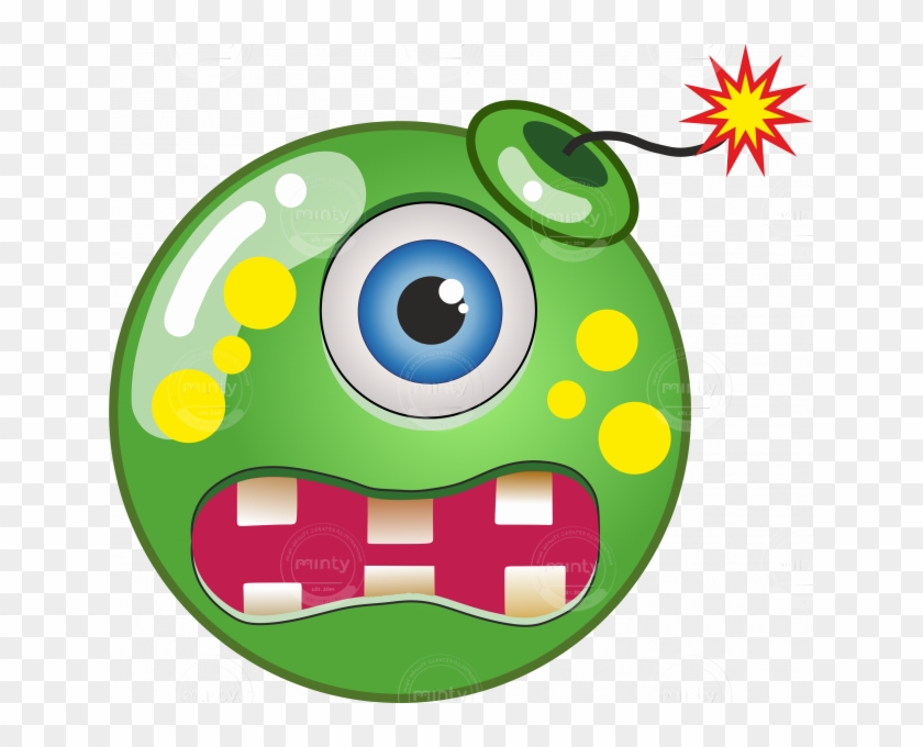 Green Cartoon Bomb - Cartoons Bomb Png Clipart