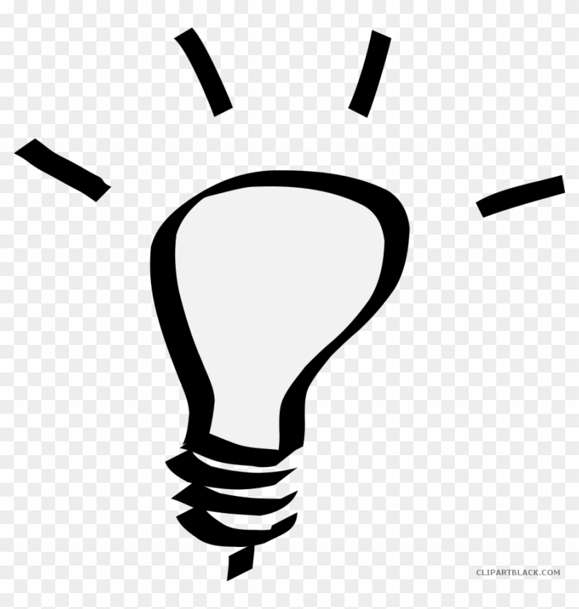 Png Transparent Stock Glowing Clipartblack Com Tools - Lightbulb Clipart Black And White