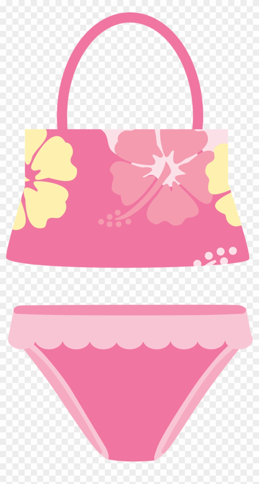 Surfing Girls Clipart - Panties - Png Download