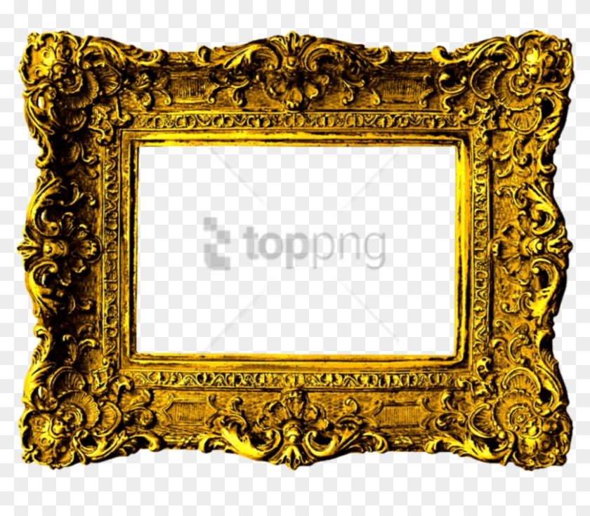 Free Png Antique Gold Frame Png Png Image With Transparent - Victorian Photo Frame Png Clipart #2783953