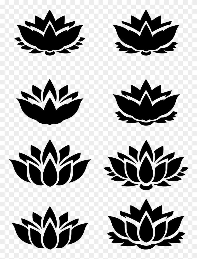 Flor De Lotus De 3 Petalas Png , Png Download - Flor De Lotus Budismo Desenho Clipart #2783954