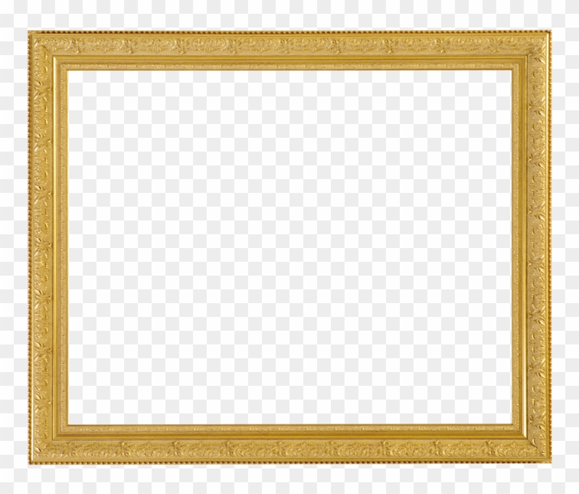Gold Picture Frame Png - Mirror Clipart