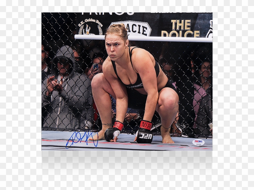 Ronda Rousey Signed Photo Rowdy Ronda Png Rousey Signed - Ronda Rousey Angry Look Clipart #2784021