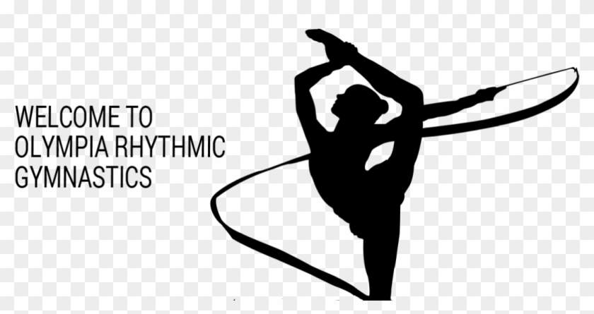 Gymnastics Silhouette - Silhouette Clipart