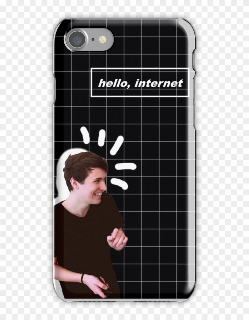 Dan Howell Grid Aesthetic Iphone 7 Snap Case - Boogie Wit Da Hoodie Phone Case Clipart #2785226