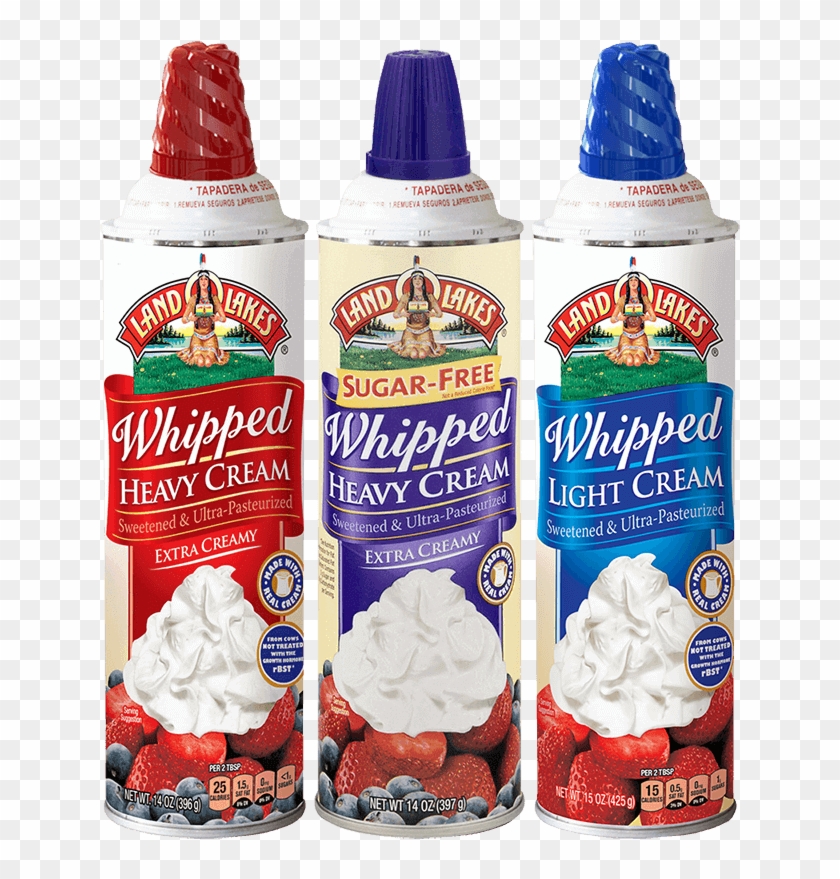 Download Aerosol Whipped Cream - Land O Lakes Whipped Cream Clipart Png Dow...