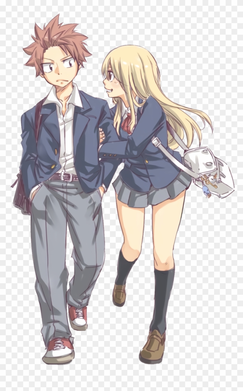 Fairy Tail Ft Render Transparent Sfw Natsu Dragneel - Natsu And Lucy Fanart Clipart