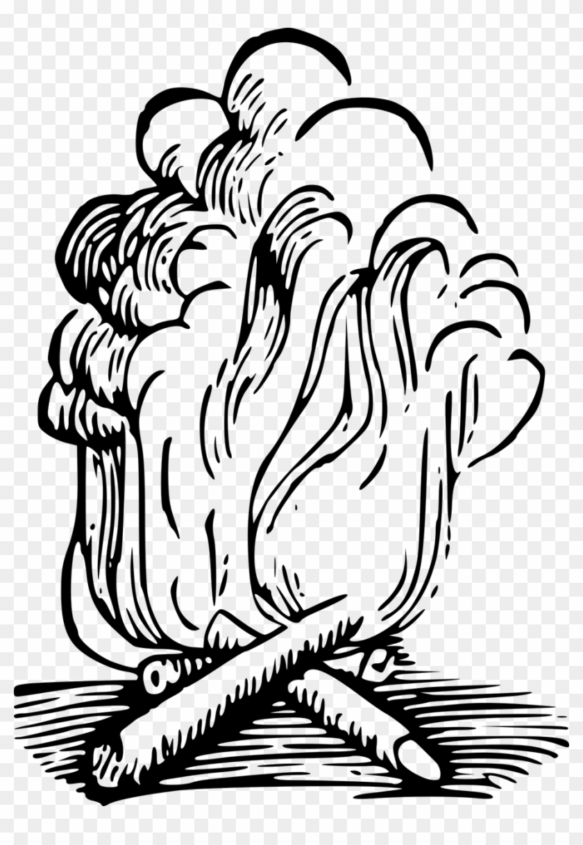 Burning Camp Fire Campfire Fire Png Image - Smoke Clipart Black And White Transparent Png