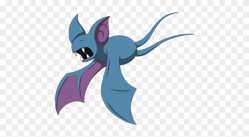 041 Zubat By Opium5-d6ou3cp - Cartoon Clipart #2786107