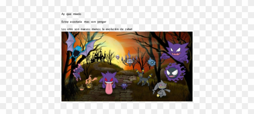 Docx - Pokemons Assustadores Clipart #2786209