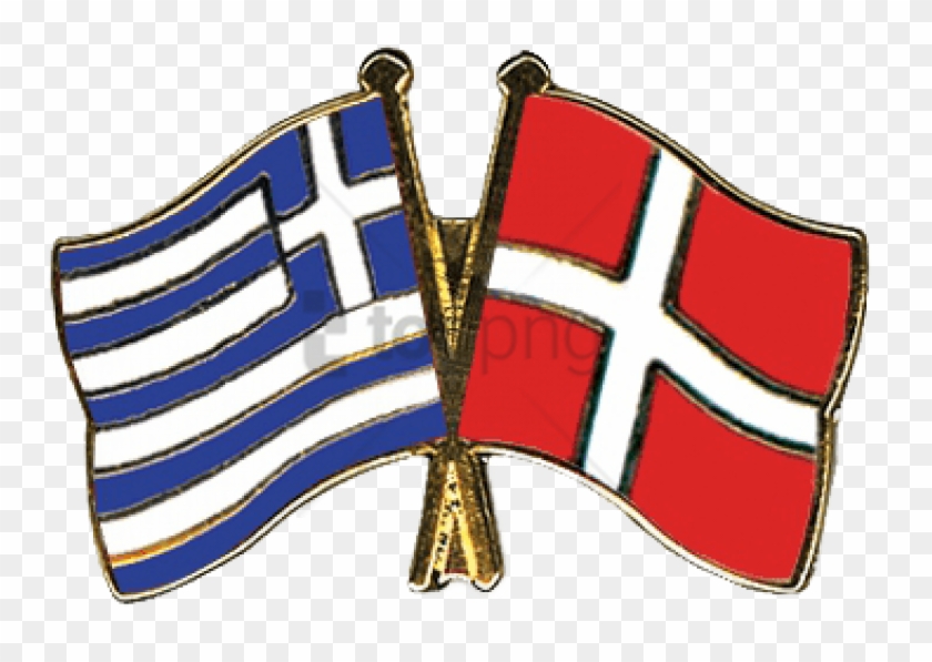 Free Png Grækenland Flag Png Image With Transparent - England And Denmark Flag Clipart #2786258