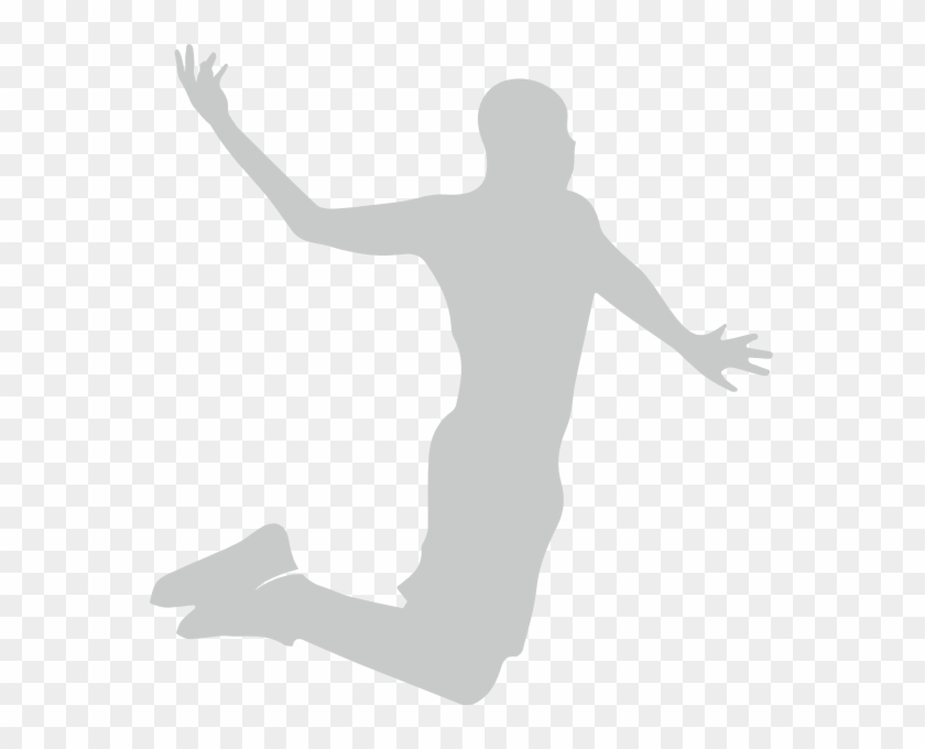 Athlete Vector Silhouette Basketball - Hurdling Clipart #2787134