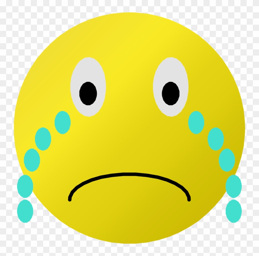 Crying Face Clipart - Crying Smileys - Png Download
