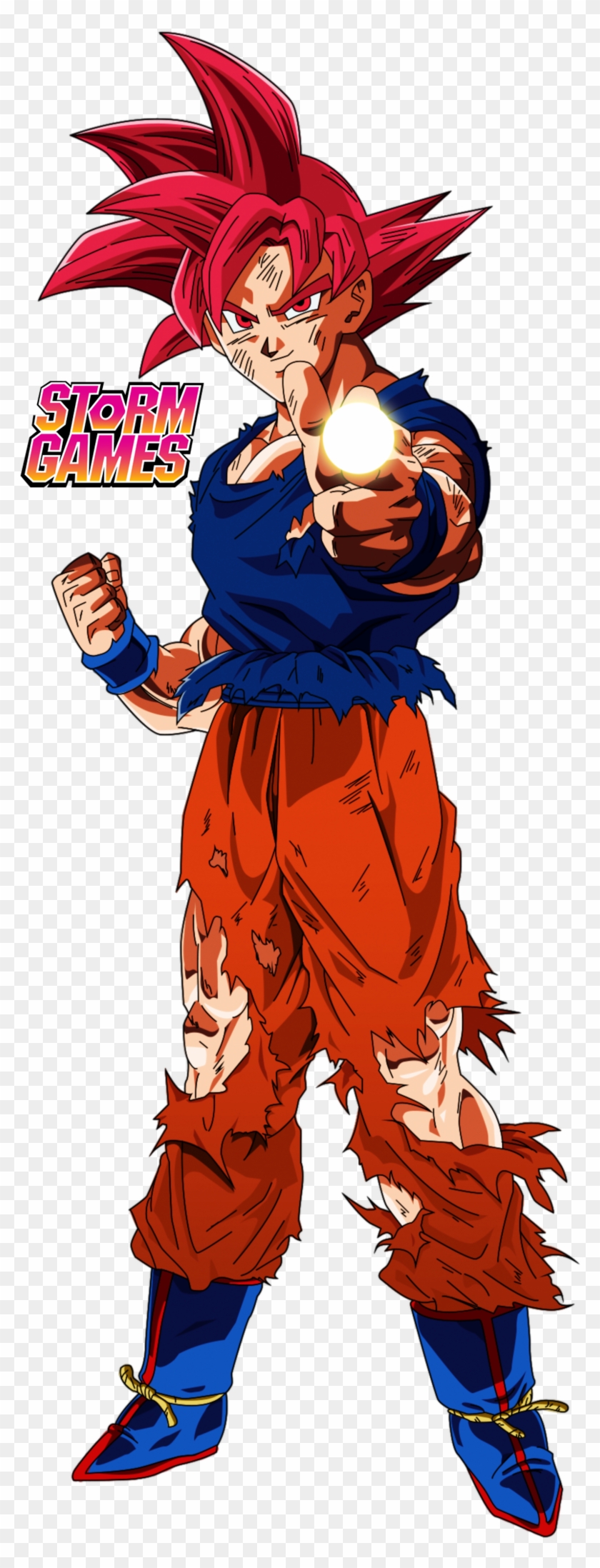 Dragon Ball Super , Png Download - Goku Super Saiyan God Gun Clipart