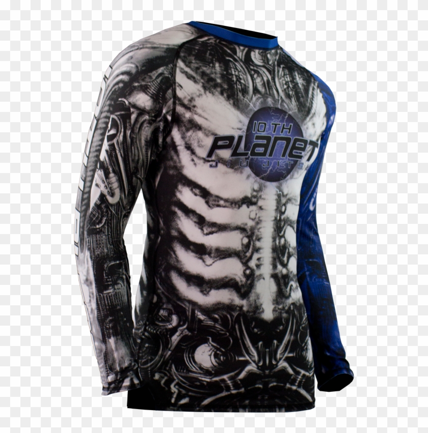 Planet Jujitsu Flat Earth Png 10th Planet Jujitsu Flat - 10th Planet Jiu Jitsu Rash Guard Clipart #2787881