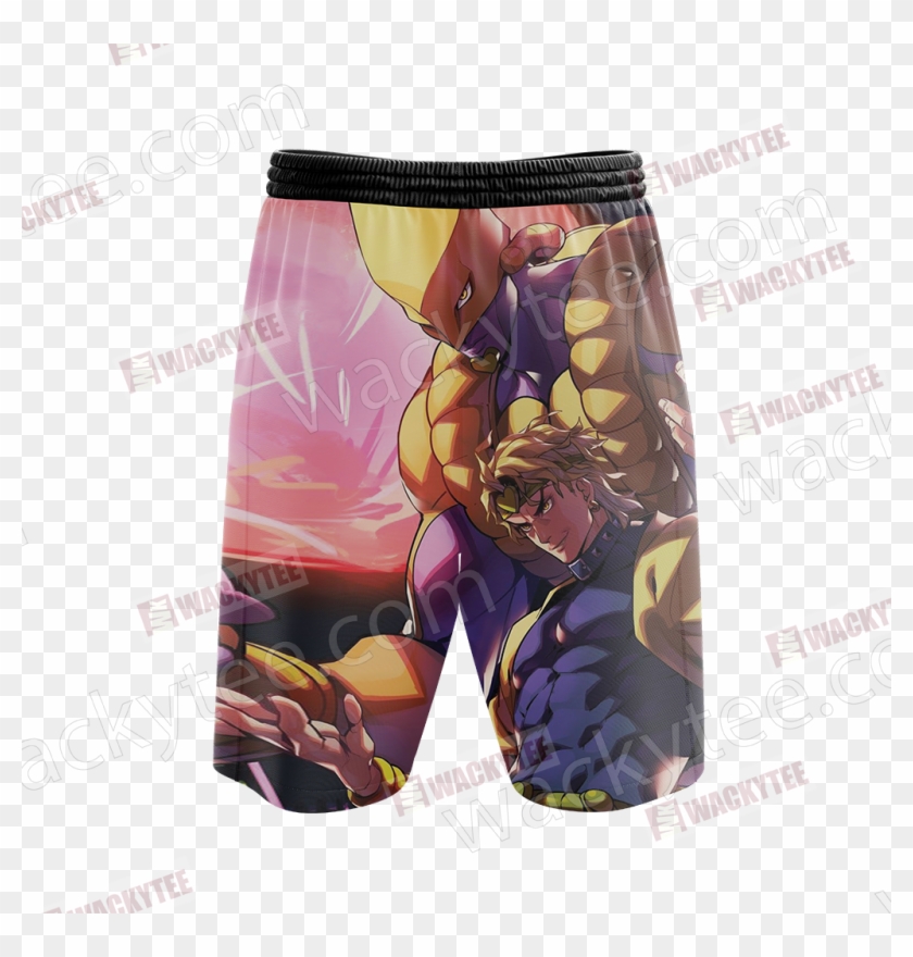 Jojo's Bizarre Adventure Dio Brando And The World 3d - Board Short Clipart