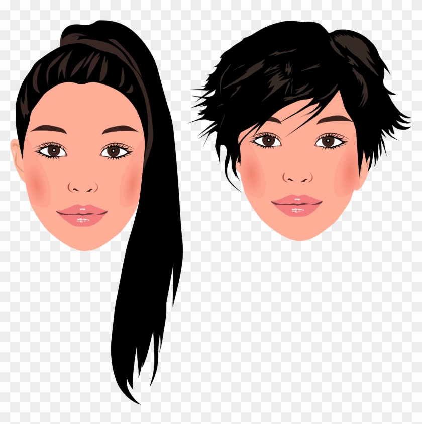 Girl Ponytail Pixie, People - Cartoon Female Nose Png Clipart #2788060