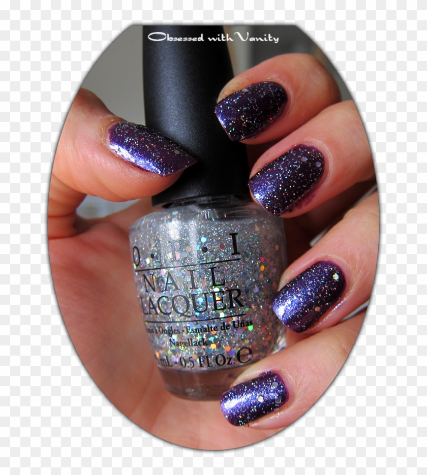 Transparent Nails Sparkle - Nail Polish Clipart