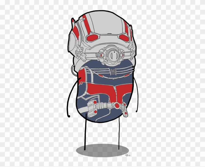 Antman Drawing Face - Illustration Clipart #2788400