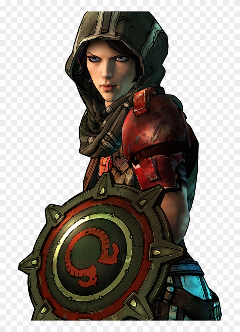 This Design On My Shield - Borderlands Athena Png Clipart