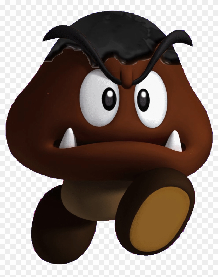 Oily Goomba Fantendo - Hongo Malo De Mario Clipart